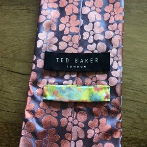 Ted Baker London Purple & Pink Floral Tie